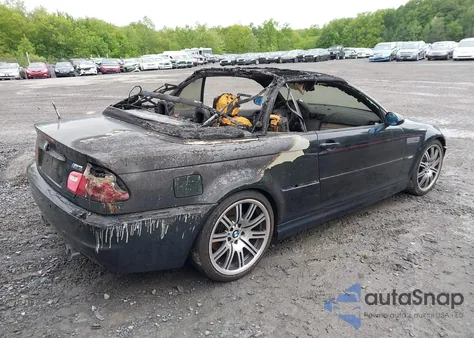 2006 BMW M3 z USA, uszkodzony, nr VIN WBSBR93476PK10606